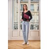 Sac Banane Velours Brodé