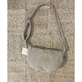 Sac Banane Velours Brodé