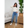 Jean bleu Coupe Mom