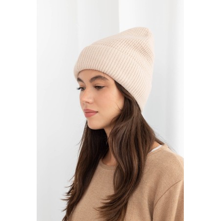 Bonnet à Revers Doublé Polaire