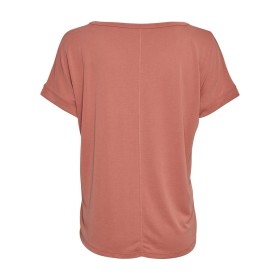 Tee Shirt Col Rond en Modal Corail Nina