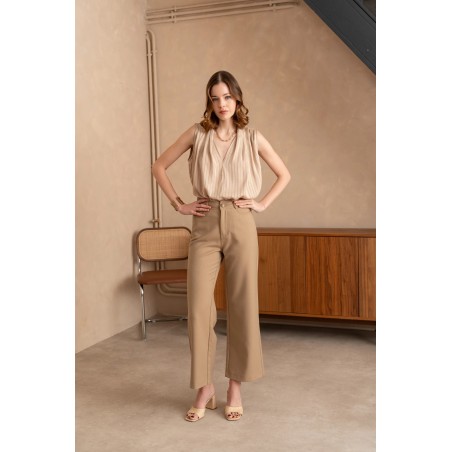 Jean droit Camel