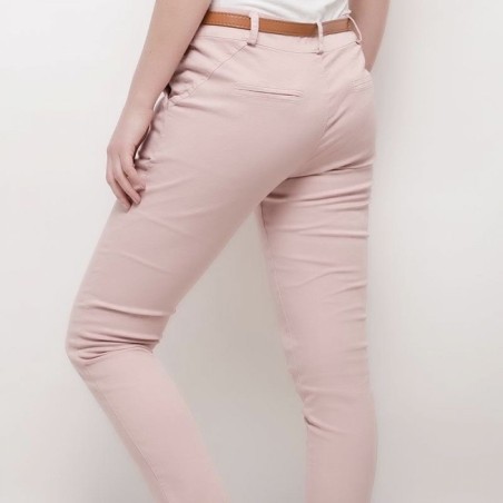 Chino Classique en Coton - Couleur Blush