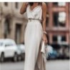 Robe Longue Fluide avec Ceinture