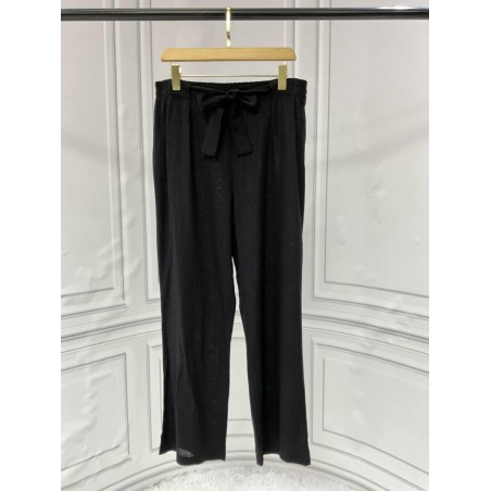 Pantalon Léger en Coton et Lin