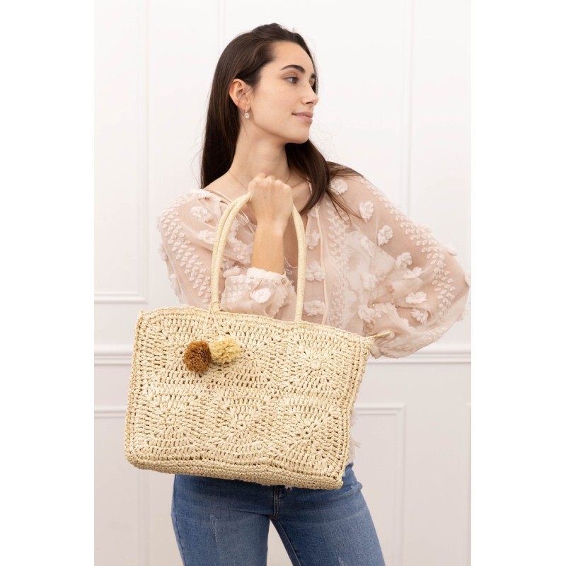Sac Cabas Panier en Macramé