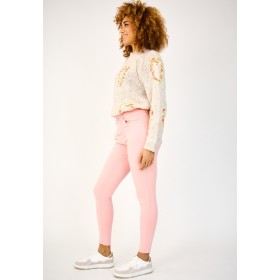 Pantalon Slim Blush Taille Haute Effet Push Up