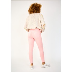 Pantalon Slim Blush Taille Haute Effet Push Up
