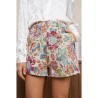 Short Coloré en Toile de Jouy - Confort et Élégance