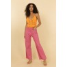 Pantalon Wide avec 2 Poches Plaquées