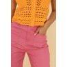 Pantalon Wide avec 2 Poches Plaquées